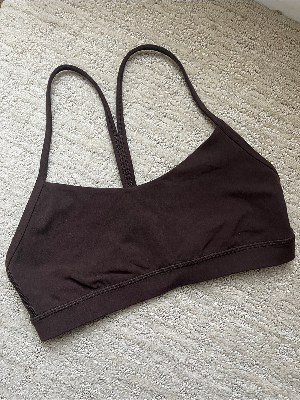 Lululemon Flow Y Bra - Sequoia